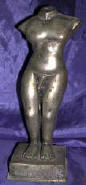 Silver Plated Bronze Human Form 