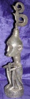 Silver Plated Bronze Human Form