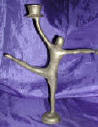 Silver Plated Bronze Human Form