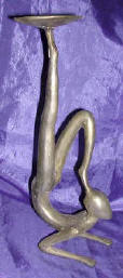 Silver Plated Bronze Human Form