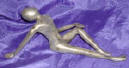 Silver Plated Bronze Human Form