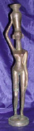 Silver Plated Bronze Human Form