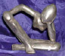 Silver Plated Bronze Human Form