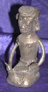 Silver Plated Bronze Human Form