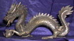 Silver Plated Bronze Dragon