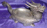 Silver Plated Bronze Dragon Ashtray