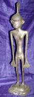 Silver Plated Bronze Human Form 