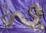 Silver Plated Bronze Dragon