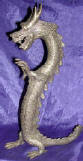 Silver Plated Bronze Dragon