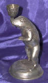 Silver Plated Bronze Frog