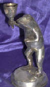 Silver Plated Bronze Frog