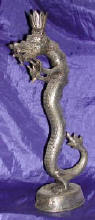 Silver Plated Bronze Dragon