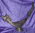 Silver Plated Bronze Dragon Boat