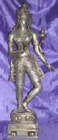 Silver Plated Bronze Visnu / Wisnu