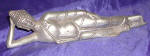 Silver Plated Bronze Reclining Buddha 