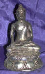 Silver Plated Bronze Buddha