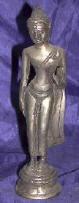 Silver Plated Bronze Buddha