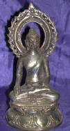 Silver Plated Bronze Buddha