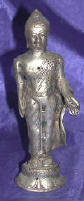 Silver Plated Bronze Buddha