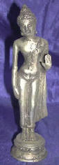 Silver Plated Bronze Buddha