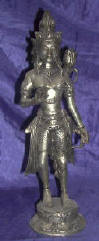 Silver Plated Bronze Krishna