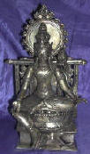 Silver Plated Bronze Krishna