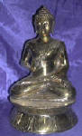 Silver Plated Bronze Buddha