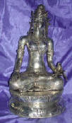 Silver Plated Bronze Krishna