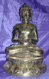 Silver Plated Bronze Buddha