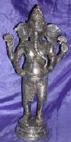 Silver Plated Bronze Ganesha