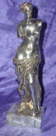 Silver Plated Bronze Human Form 