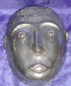 Silver Plated Bronze Mask Primitive