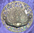 Silver Plated Bronze Bird Door Knocker