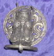 Silver Plated Bronze Dragon Door Knocker