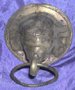 Silver Plated Bronze Elephant Door Knocker