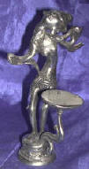 Silver Plated Bronze Human Form 