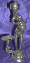 Silver Plated Bronze Human Form 