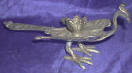 Silver Plated Bronze Bird Candle Holder