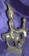 Silver Plated Bronze Human Form Primitive