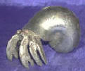 Silver Plated Bronze Crab