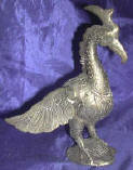 Silver Plated Bronze Bird