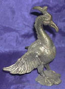 Silver Plated Bronze Bird