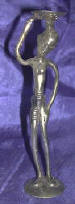 Silver Plated Bronze Human Form 