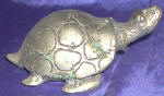 Silver Plated Bronze Turtle