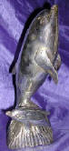 Silver Plated Bronze Dolphin