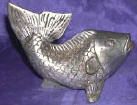 Silver Plated Bronze Fish