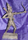 Silver Plated Bronze Rama Human Sculpture
