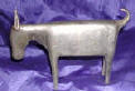 Silver Plated Bronze Goat