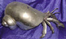 Silver Plated Bronze Hermit Crab Sculpture