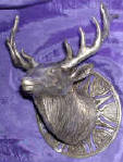 Silver Plated Bronze Deer